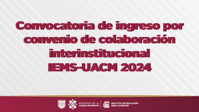 Convocatoria UACM 2024