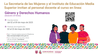 Curso en línea: Género y Derechos Humanos.