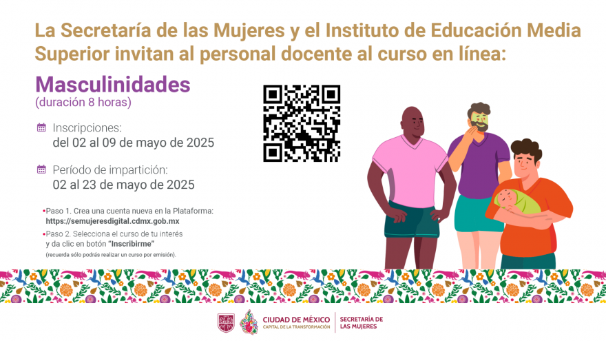 Curso en línea: Masculinidades.